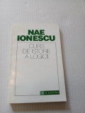 CURS DE ISTORIE A LOGICII - NAE IONESCU, Humanitas