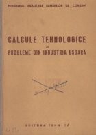 Calcule tehnologice si probleme din industria usoara foto