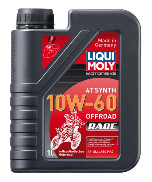 (PL) Olej silnikowy 4T 4T LIQUI MOLY OFF ROAD RACE SAE 10W60 1l SL JASO MA-2 synthetic