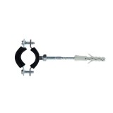 Colier metalic pentru tevi, cu garnitura de cauciuc, Friulsider, 3/4 inch + diblu nylon