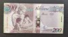 Botswana 200 Pula, ND (2009-2016), Bancnota Originala din Africa