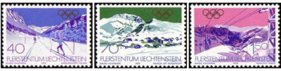 Liechtenstein 1979 - J.O.Lake Placid, serie neuzata foto