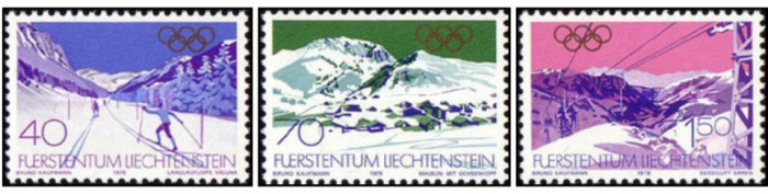 Liechtenstein 1979 - J.O.Lake Placid, serie neuzata