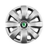 Set 4 capace roti potrivite jantelor de 15 inchi (R15) compatibile gama Skoda, model - 321