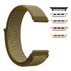 Curea material textil, compatibila cu Apple Watch 10, 46mm, Tan Brown