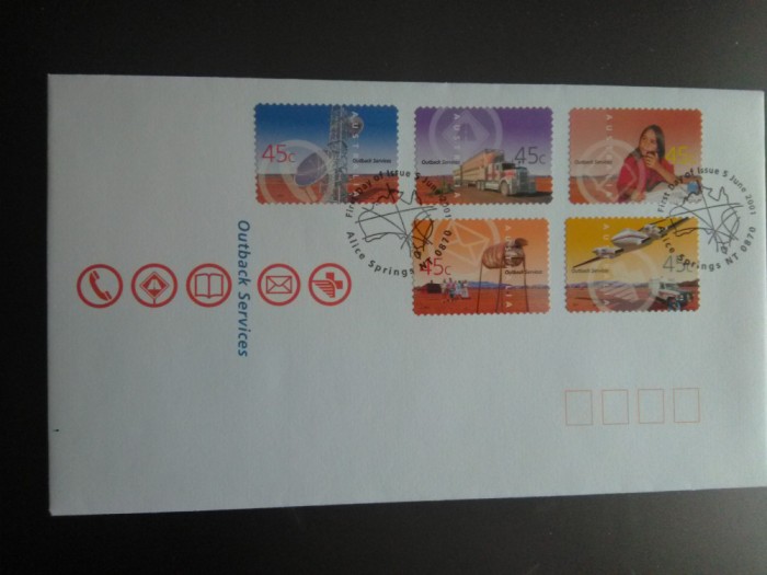 10 FDC-uri diverse Australia