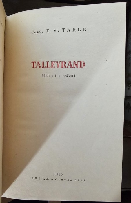 Talleyrand - istorie