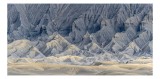Tablou Canvas pe tema deșertului și umbrelor, 39 x 26 cm, CMCLASS