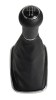 Nuca Schimbator Viteze Golf 4 Bora Diesel 5 Trepte + Manson Piele Ecologica, Rama Cromata. Compatibil VW Golf 4 GTI R32 MK4