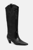 Bianco cizme BIABALEY culoarea negru, cu toc drept, 11302262