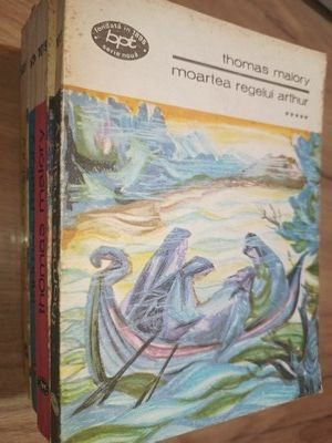 Moartea regelui Arthur 5 volume- Thomas Malory foto