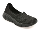 Cumpara ieftin Pantofi sport SKECHERS negri, BOBS B FLEX, din material textil
