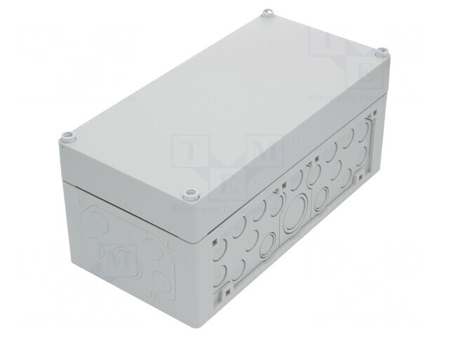 Cutie de conexiuni IP65 gri 150x300x132mm