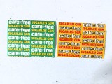 Lot 2 buc - Ambalaj guma de mestecat, Care Free, vechi, anii 80