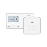TERMOSTAT DE AMBIENT FARA FIR CU CONTROL PRIN RADIO FRECVENTA ENGO E901-RF ALB