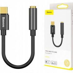 Baseus L54 Adaptor USB-C la Jack 3,5 mm negru