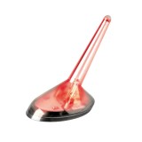 Imitatie antena iluminata intermitent cu LED - Rosu Garage AutoRide