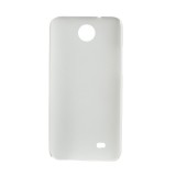 Husa tip capac plastic cauciucat alba pentru HTC Desire 300 Zara Mini