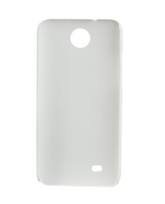 Husa tip capac plastic cauciucat alba pentru HTC Desire 300 Zara Mini foto