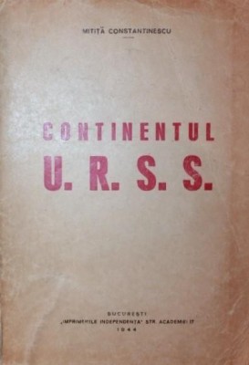 CONTINENTUL U . R . S . S . foto