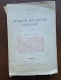 I. E. Torouțiu &ndash; Studii și documente literare, Vol. III + V + VII &ndash; 1932/1935/1936 (Bucovina)