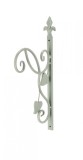 Set 2 suporturi ghivece flori fier verde Harriet 21x42 cm