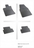 Covorase Auto Cauciuc Frogum Nissan Qashqai I (2007-2014) - Set Presuri Interior Dedicate, Margine Protectie Inalta