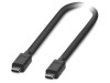 Cablu USB 3.2 USB C 0,5m negru Fire: Cu PHOENIX CONTACT