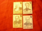 Serie Jersey 1974 - Aniversari- Comemorari Personalitati , 4 val., Nestampilat