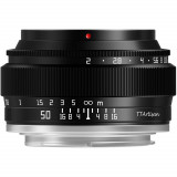 Cumpara ieftin Obiectiv manual TTArtisan Full Frame 50mm F2 negru pentru Nikon Z-mount DESIGILAT