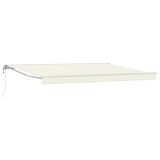 vidaXL Cort electric retractabil Crem 4,5 &times; 3,5 m 3421048