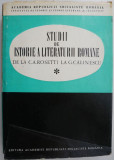 Studii de istorie a literaturii romane de la C. A. Rosetti la G. Calinescu (supracoperta uzata)
