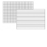 Suprafata laminata (duo) - patratele/clasele primare Tip2 (1000X700mm)