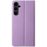 Husa tip carte cu stand, aspect piele mov deschis, pentru Samsung Galaxy A25 5G