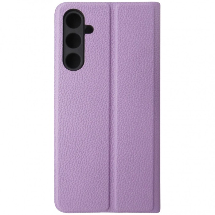Husa tip carte cu stand, aspect piele mov deschis, pentru Samsung Galaxy A25 5G