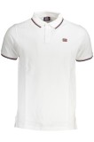Norway Tricou polo barbati cu logo brodat, regular fit, Alb (Marime: 3XL)