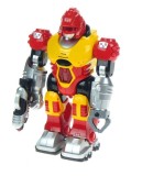 Robot de jucarie interactiv cu sunete si lumini Android New Power Warrior rosu, Oem