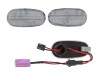 Set lampa semnalizare laterala Alfa Romeo 147, 10.2004; GT, 11.2010; Mito, 07.2018; Fiat Bravo, 02.20, dynamic indicator; LED; transparent; Tuning;