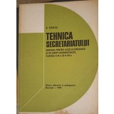 TEHNICA SECRETARIATULUI, MANUAL PENTRU LICEE ECONOMICE SI DE DREPT ADMINISTRATIV, CLASELE A XI-A SI A XII-A-253706