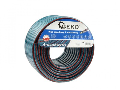 Furtun de grădină 4 straturi 3/4&amp;quot; 50m, Geko G73788 foto