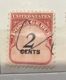 Timbre SUA 2 Cents supratipar