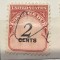 Timbre SUA 2 Cents supratipar