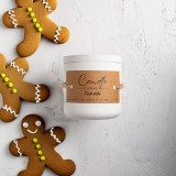 Lumanare parfumata handmade din ceara naturala de soia 100%, aroma Turta dulce, Recipient ceramic, 150 g