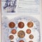 M01 Belgia set monetarie 10 monede 1997 50 centimes 1, 5, 20, 50 Francs