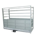 Cantar mobil 2T pentru animale mari din otel galvanizat cu 2 porti