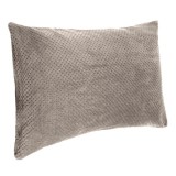 Fata de Perna Catifelata Taupe Popcorn 50x70cm