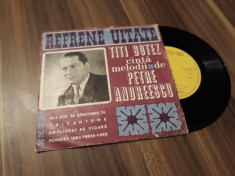 VINIL REFRENE UITATE TITI BOTEZ EDC 10.039 DISC STARE FB foto