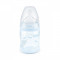 Biberon cu tetina din silicon 150 ml Nuk First Choice+ Baby Blue 743501AA, Albastru