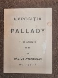 Programul expozitiei Th. Pallady 1-30 aprilie 1935