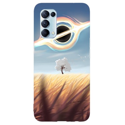 Husa compatibila cu Oppo A53 model Black Hole, Silicon, TPU, Viceversa foto